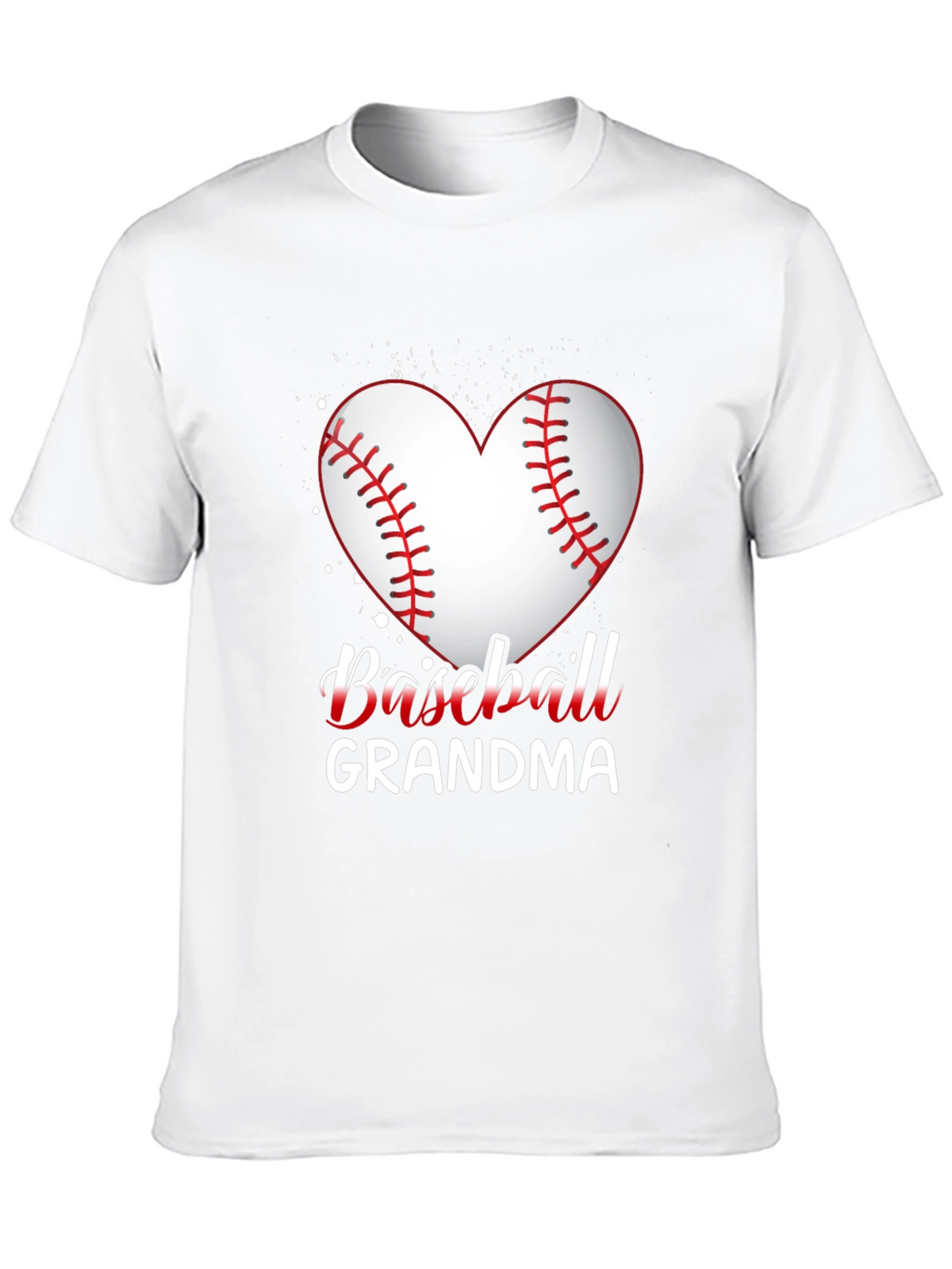 Baseball Grandma Heart T-Shirt