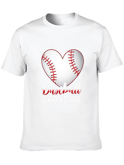 Baseball Grandma Heart T-Shirt