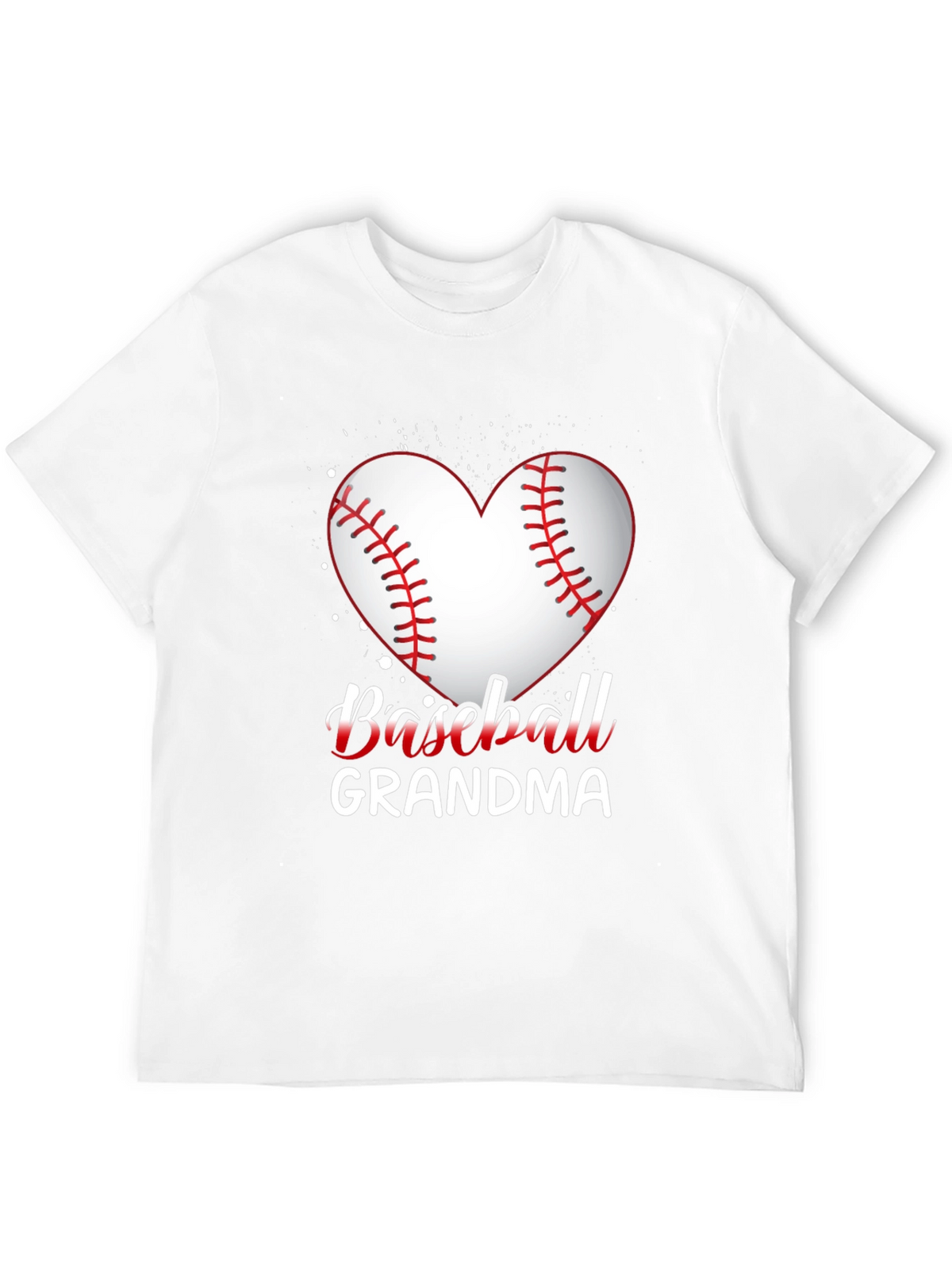 Baseball Grandma Heart T-Shirt
