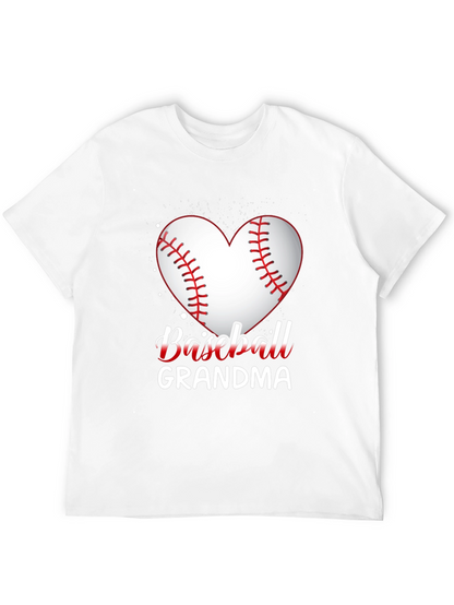 Baseball Grandma Heart T-Shirt