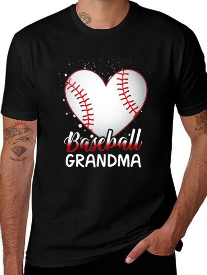 Baseball Grandma Heart T-Shirt
