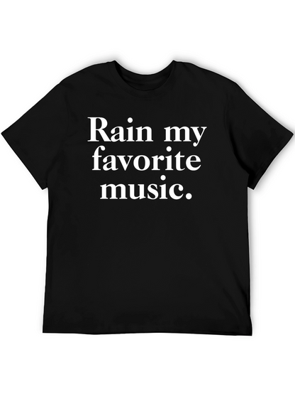 Rain My Favorite Music Graphic Tee