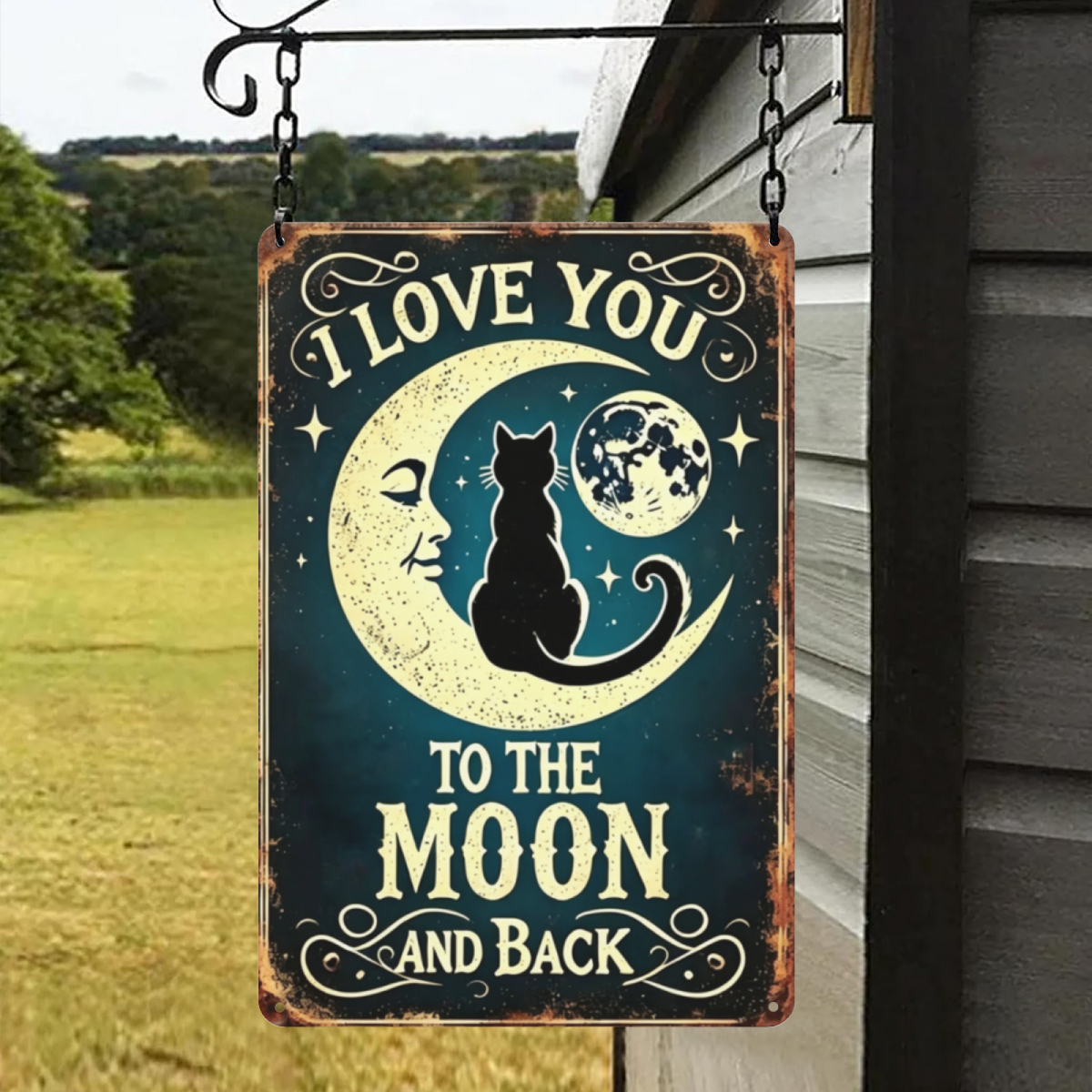 Chill Out Zone Lazy Koala Hammock Retro Metal Tin Sign Relax Beach Wall Decor