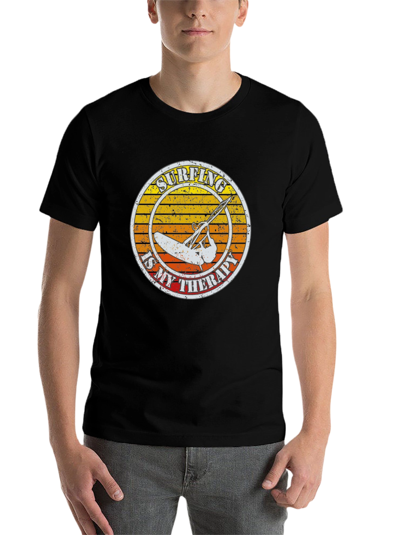 Surfing is My Therapy T-Shirt