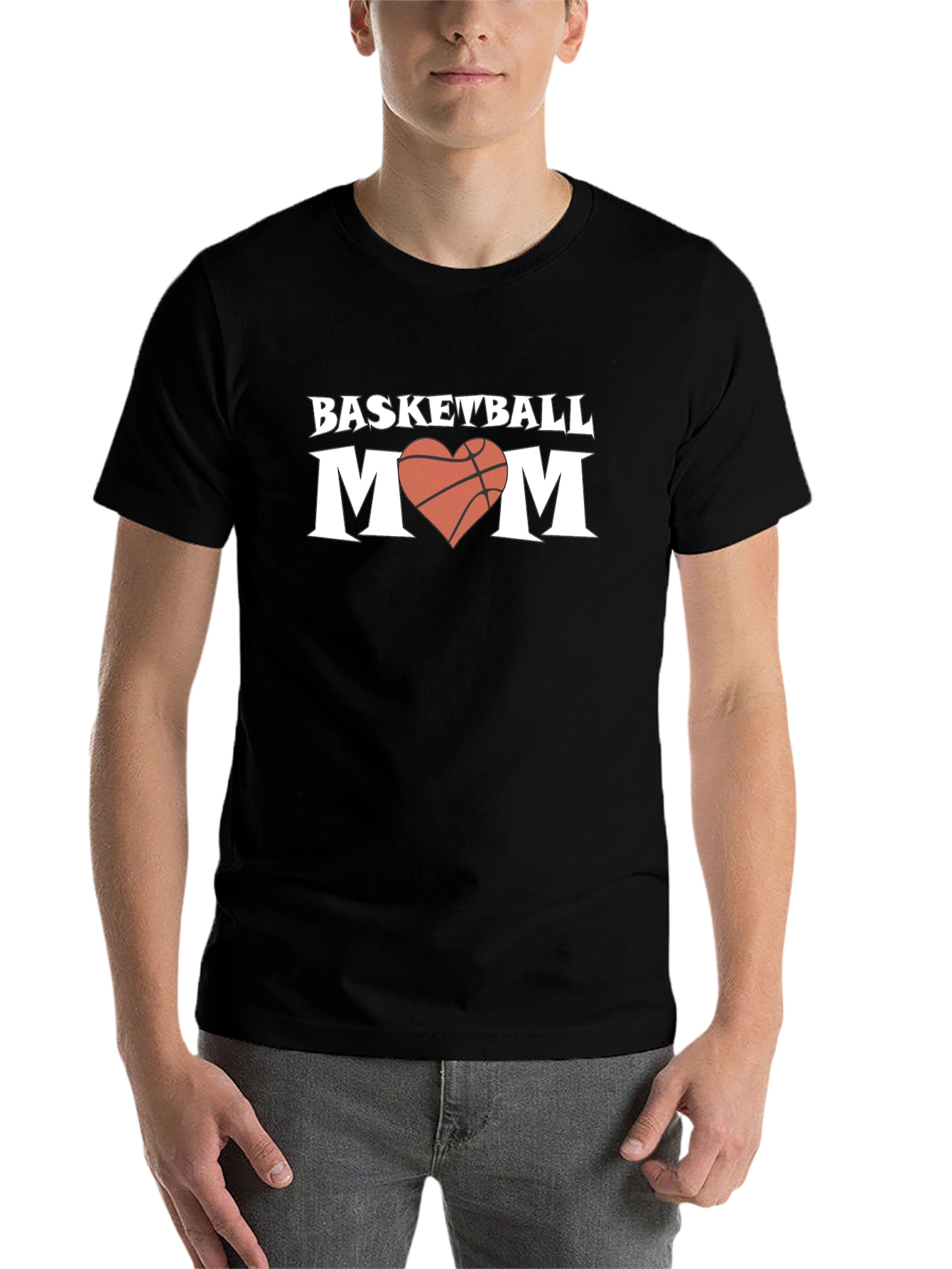 Basketball Mom Graphic T-Shirt