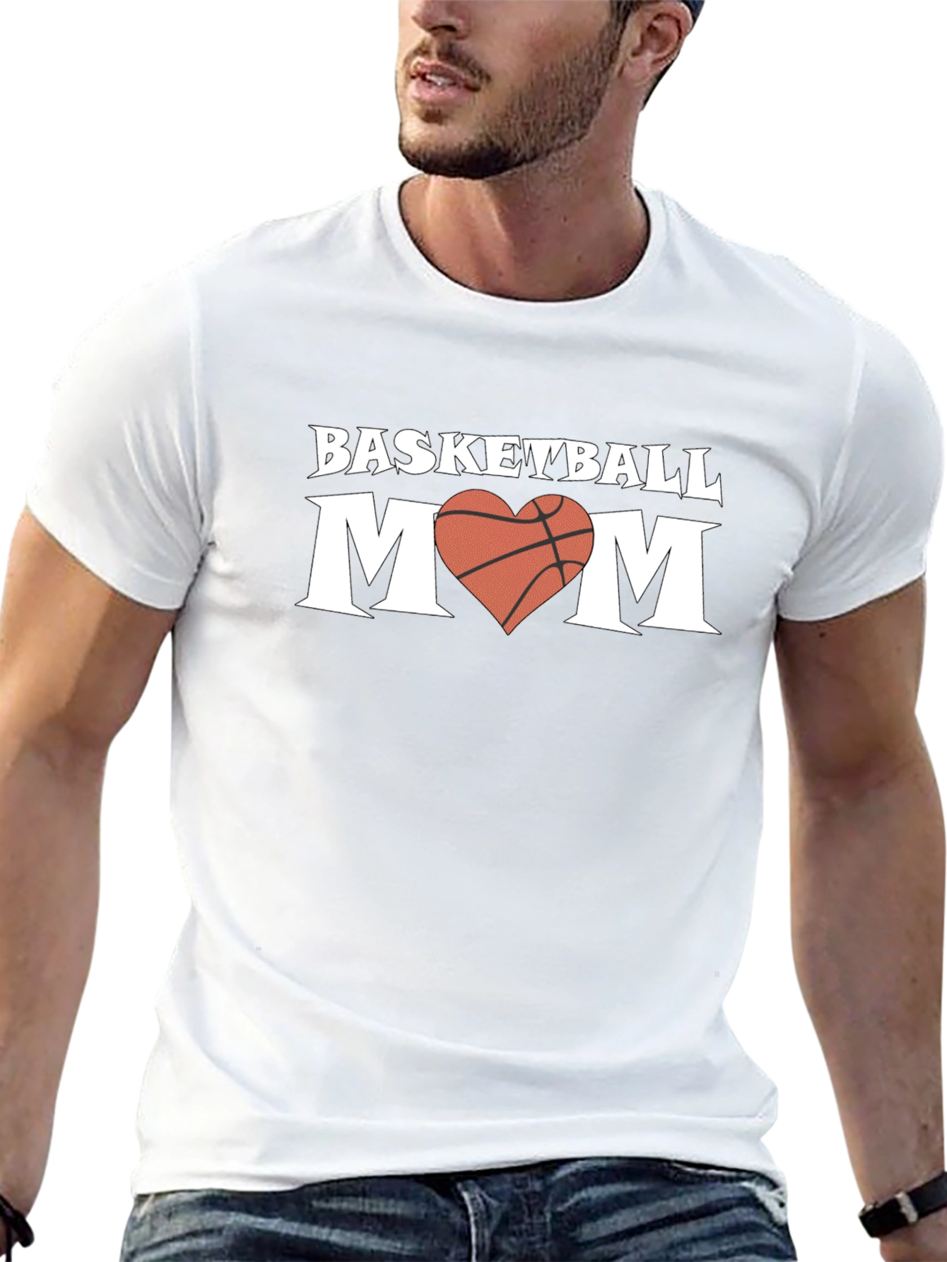 Basketball Mom Graphic T-Shirt