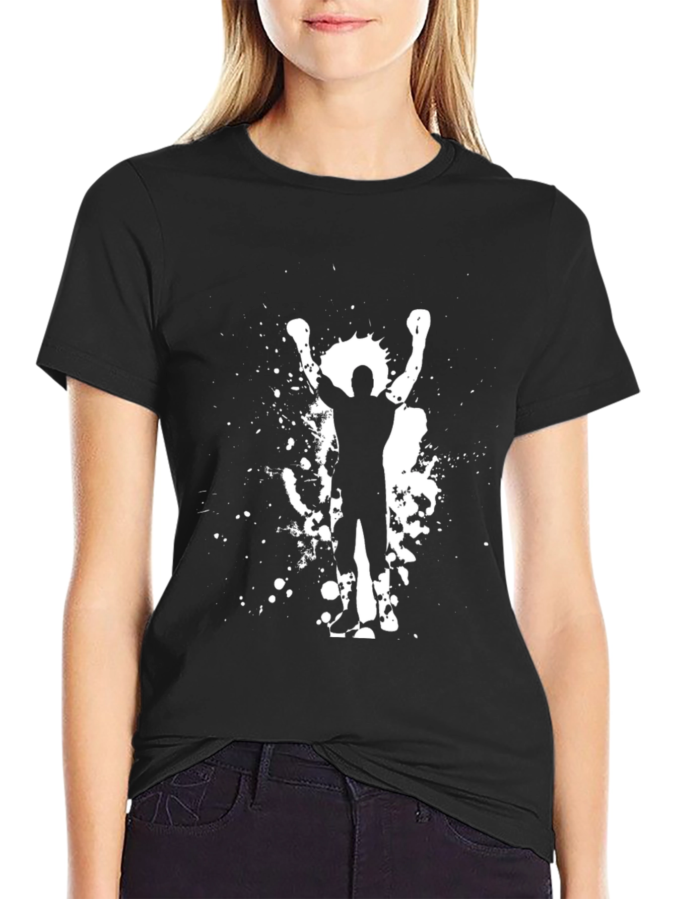 Rocky Balboa Graphic Tee - Black Cotton T-Shirt