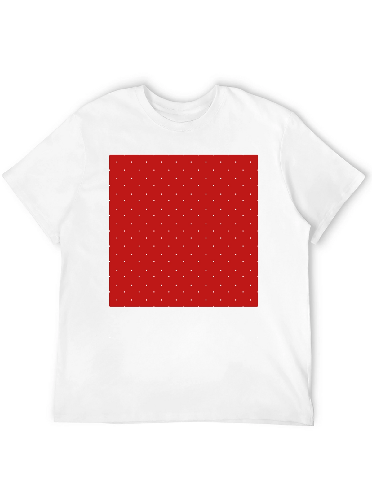 Modern Polka Dot Tee - Stylish Patterned T-Shirt