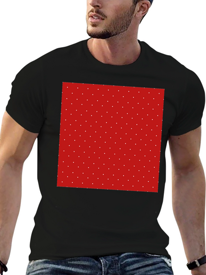 Modern Polka Dot Tee - Stylish Patterned T-Shirt