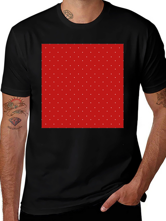 Modern Polka Dot Tee - Stylish Patterned T-Shirt