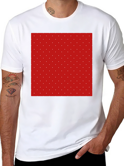 Modern Polka Dot Tee - Stylish Patterned T-Shirt