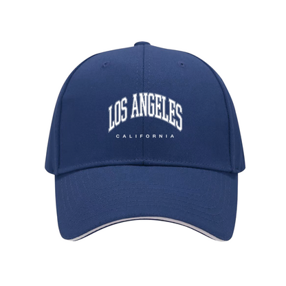 Vintage LOS ANGELES CALIFORNIA Red Sandwich Baseball Cap City Streetwear Hat