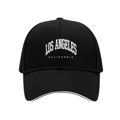 Vintage LOS ANGELES CALIFORNIA Red Sandwich Baseball Cap City Streetwear Hat