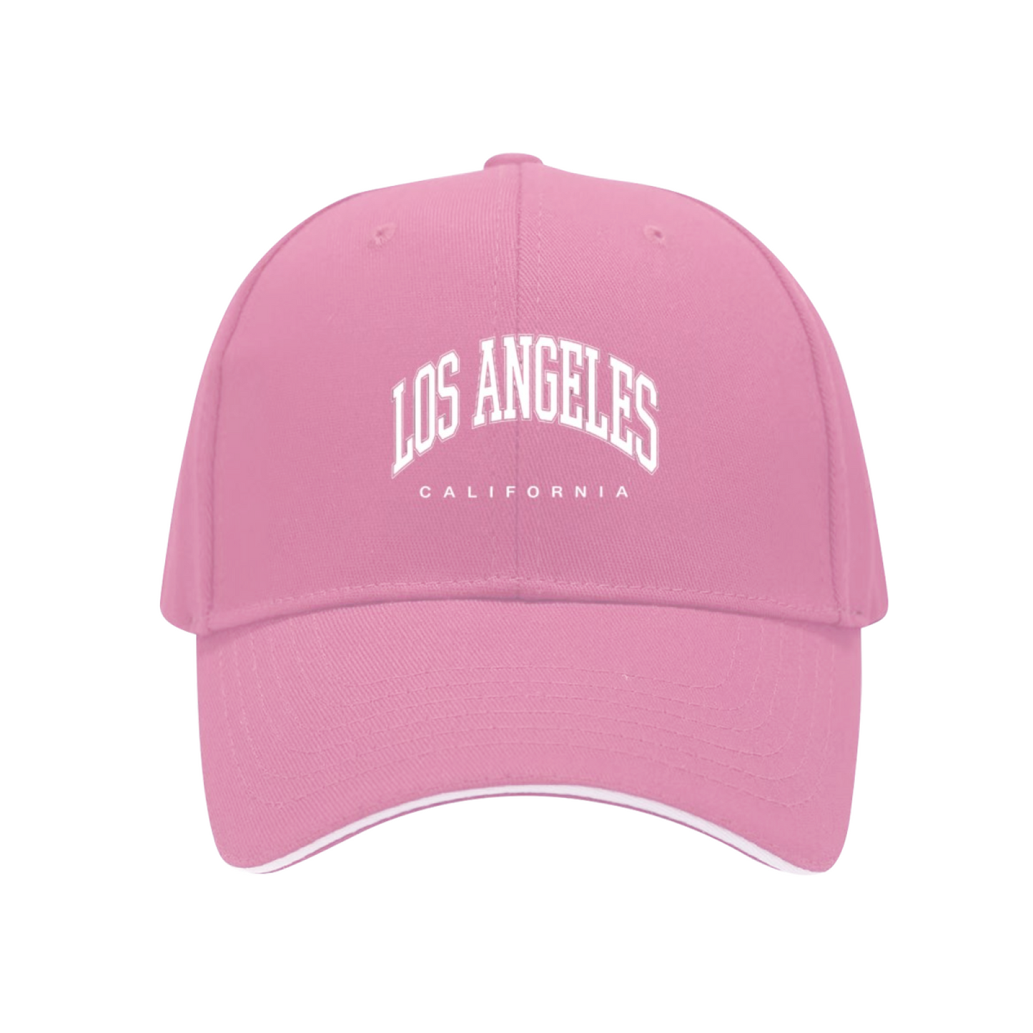 Vintage LOS ANGELES CALIFORNIA Red Sandwich Baseball Cap City Streetwear Hat