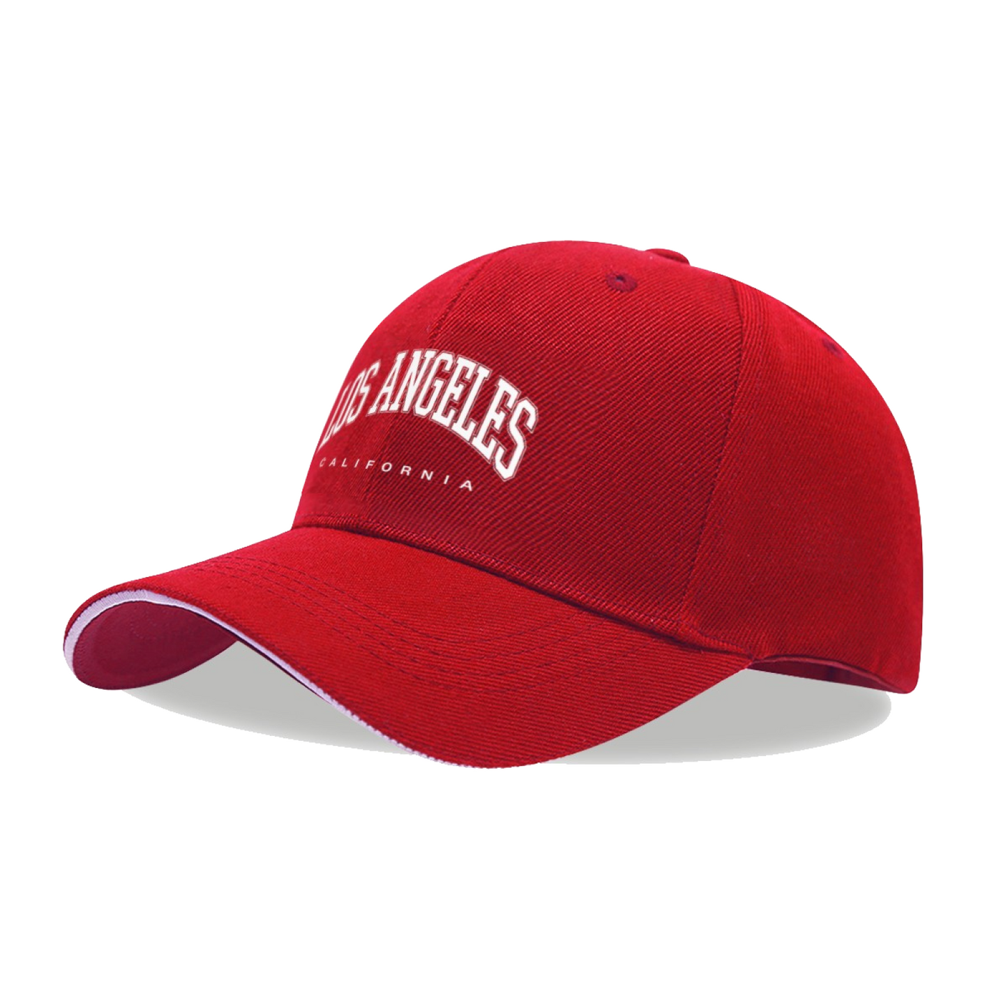 Vintage LOS ANGELES CALIFORNIA Red Sandwich Baseball Cap City Streetwear Hat