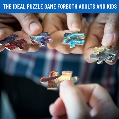Epic Fire & Ice Dragon Fantasy Battle Jigsaw Puzzle