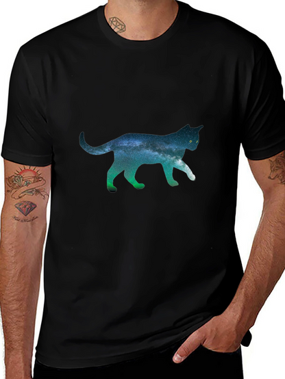 Galaxy Cat T-Shirt - Unique Space Design
