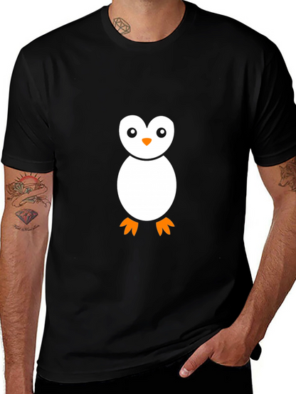 Penguin Graphic Black T-Shirt