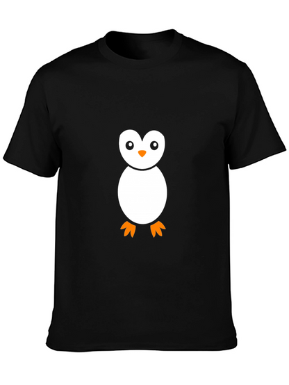 Penguin Graphic Black T-Shirt