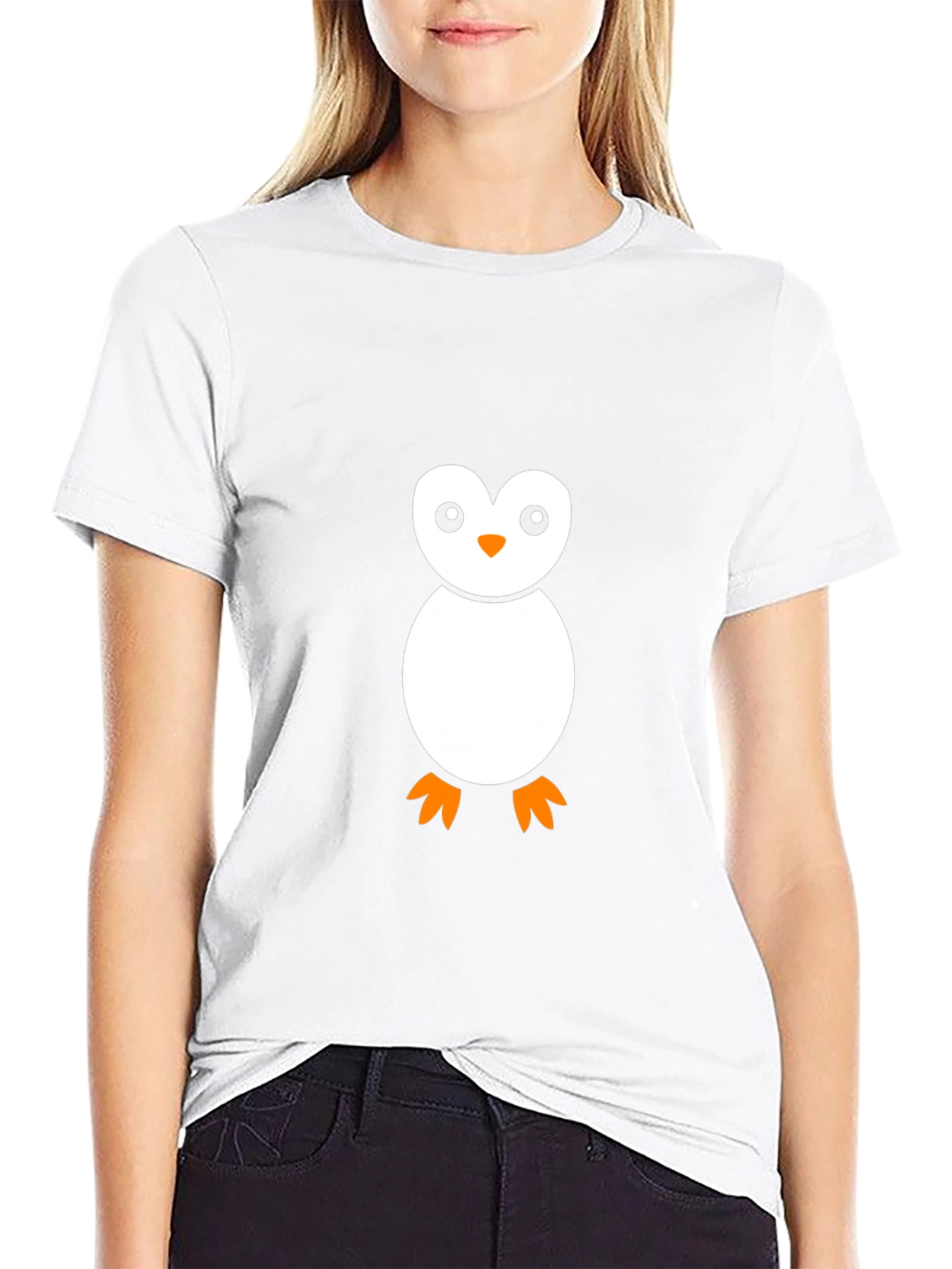 Penguin Graphic Black T-Shirt