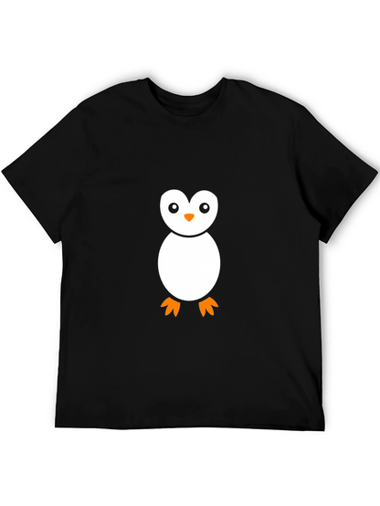 Penguin Graphic Black T-Shirt