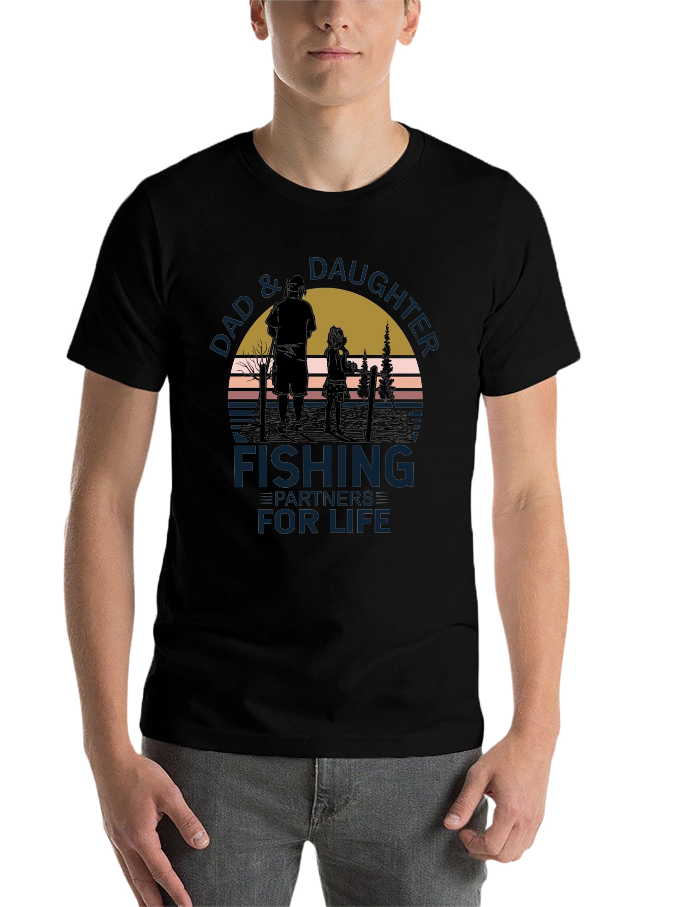 Dad & Daughter Fishing Partners for Life T-Shirt