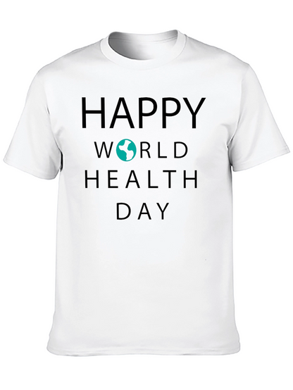 Happy World Health Day Graphic T-Shirt