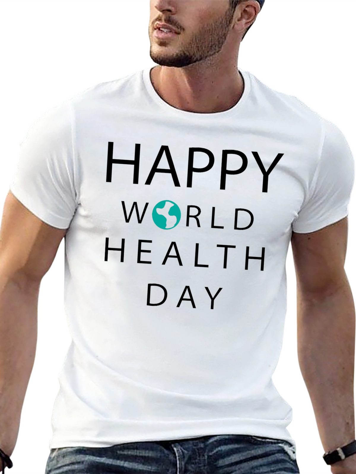 Happy World Health Day Graphic T-Shirt