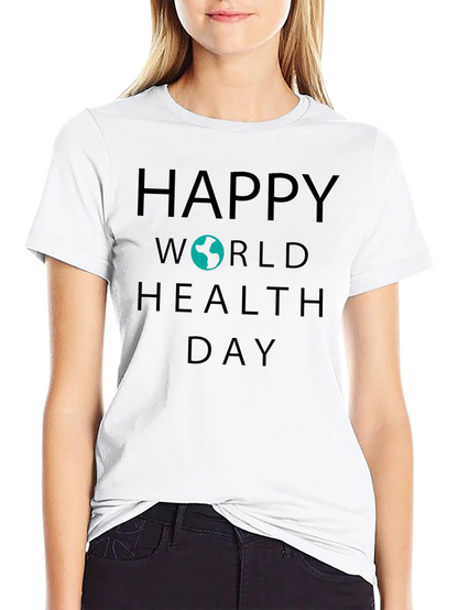 Happy World Health Day Graphic T-Shirt