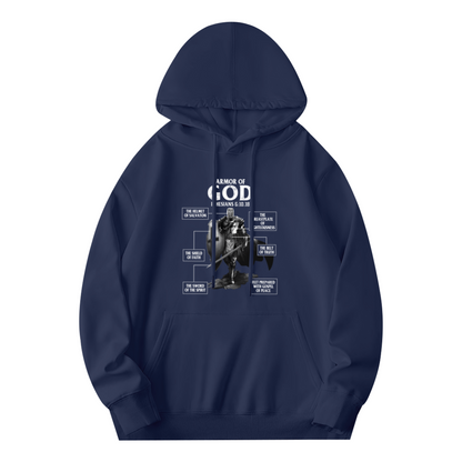 US Air Force Wings Patriotic Hoodie, Men Comfort Veteran Sweatshirt