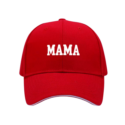 Classic Bold MAMA Letter Navy Sandwich Baseball Cap For Mom Daily Wear