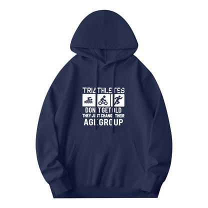 Triathlete Funny Slogan Unisex Hoodie, Lightweight Comfort
