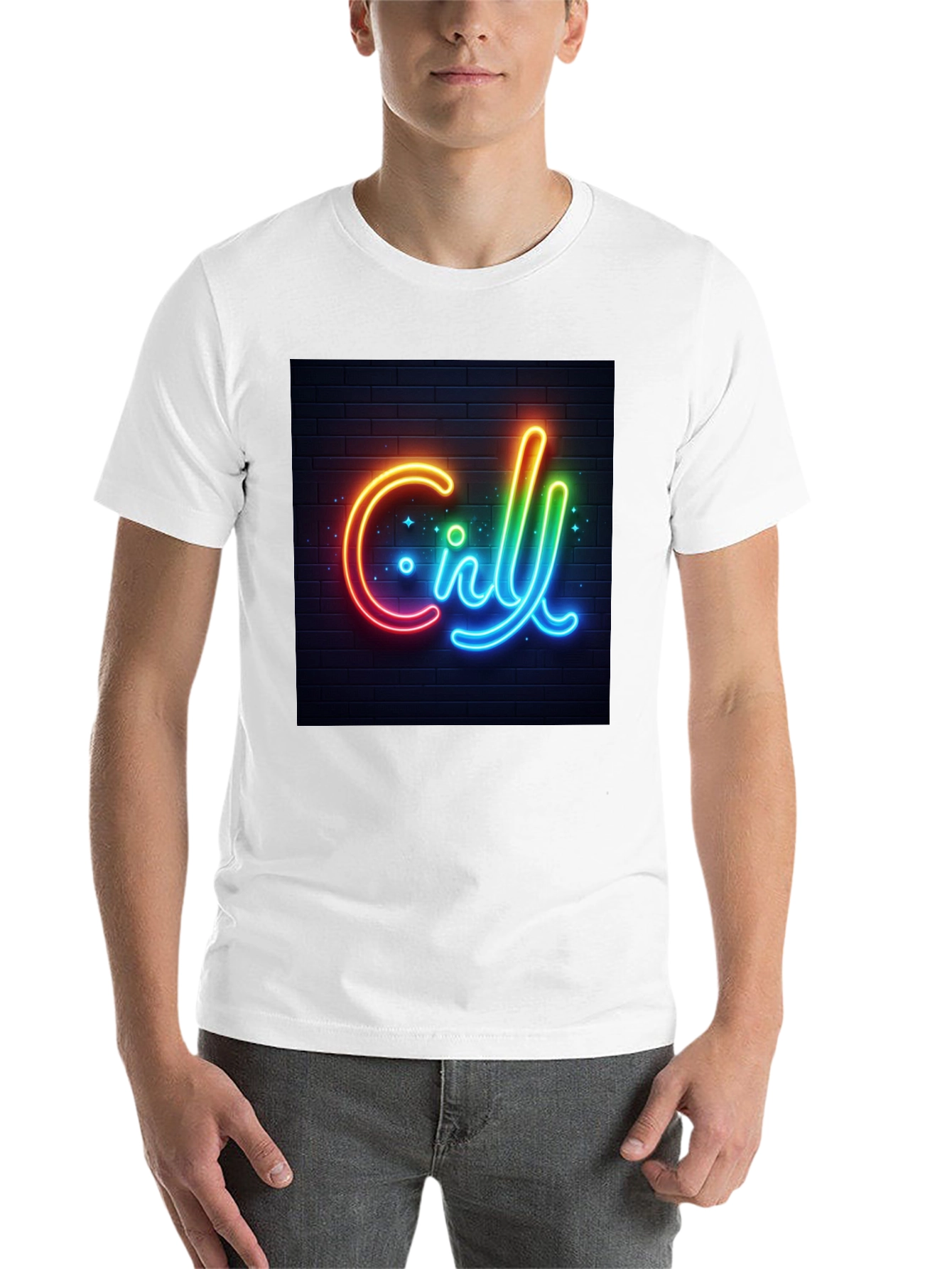 Chill Neon Graphic T-Shirt