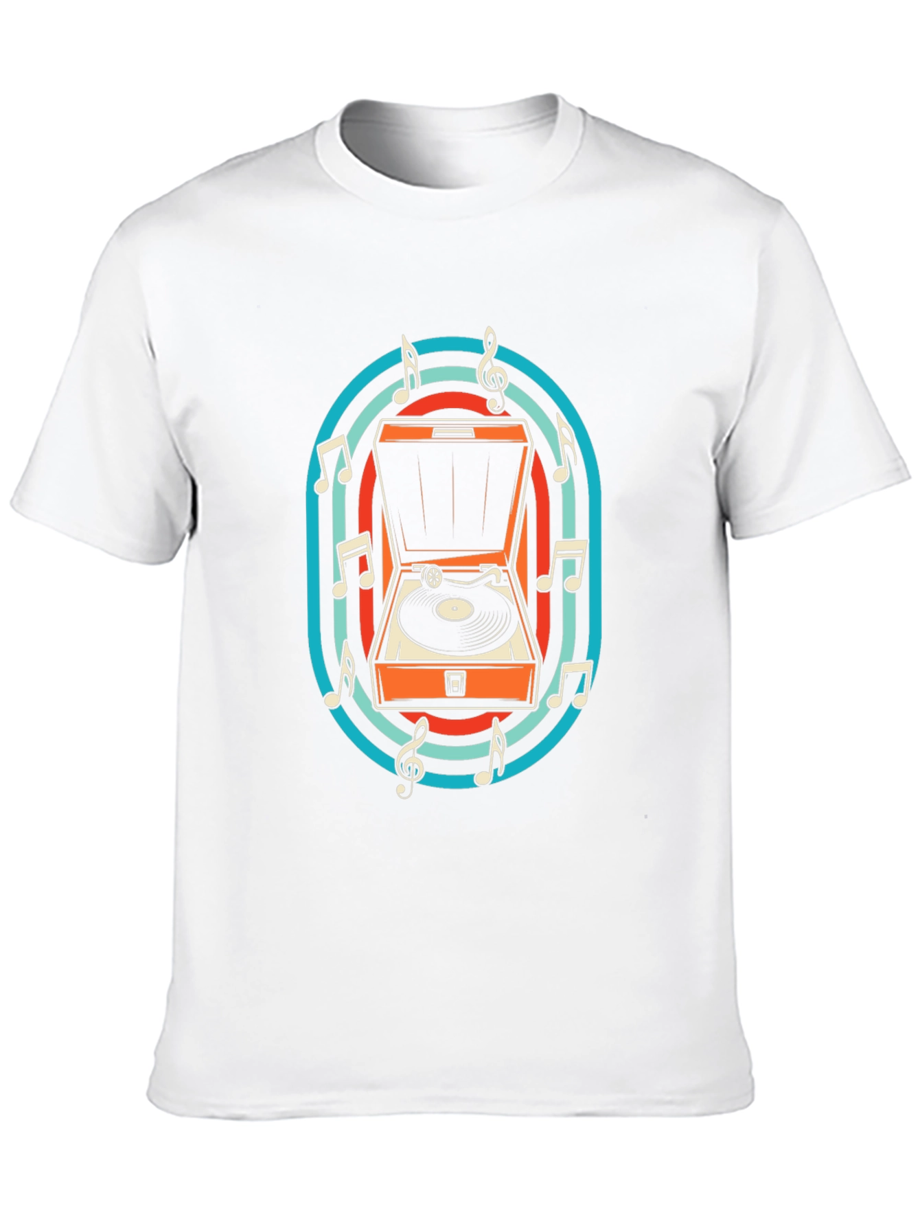 Retro Turntable Music T-Shirt