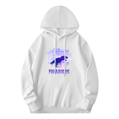 Retro Papa Dinosaur Graphic Men Hoodie, Family Soft Comfort