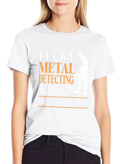 Lucky Metal Detecting Shirt - Funny Detectorist Tee