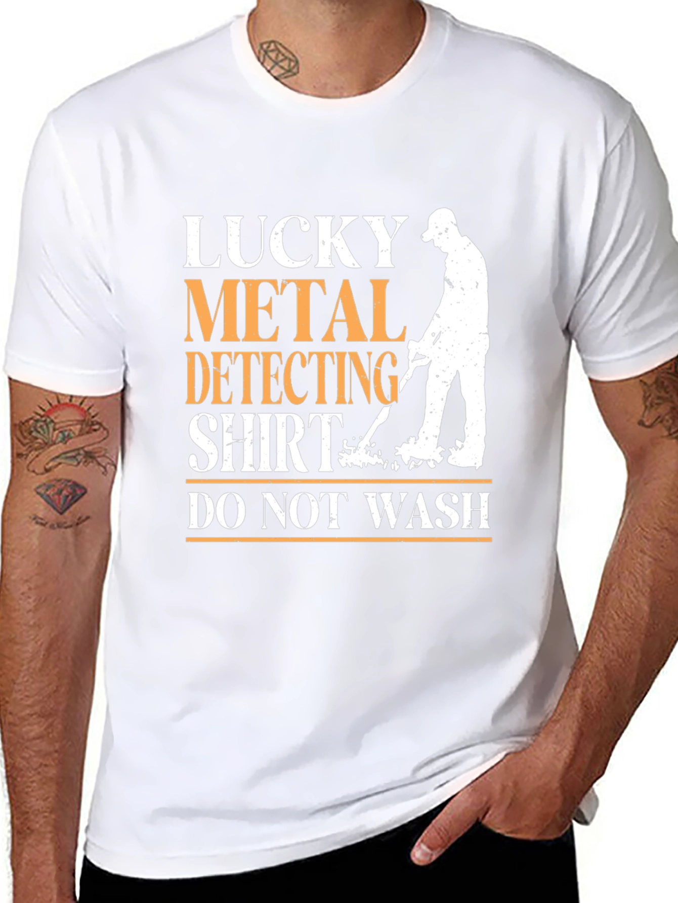 Lucky Metal Detecting Shirt - Funny Detectorist Tee
