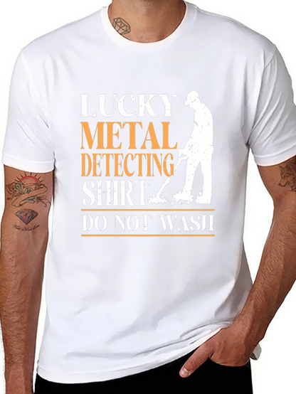 Lucky Metal Detecting Shirt - Funny Detectorist Tee