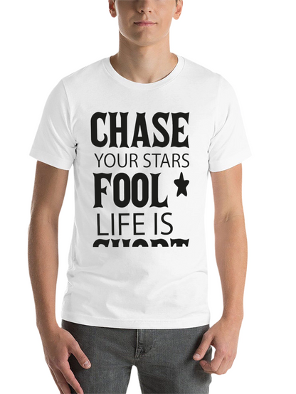 Chase Your Stars Graphic Tee - Black T-Shirt