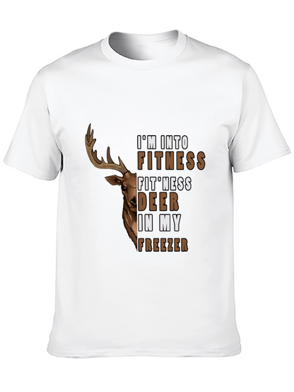 Fitness Deer in My Freezer Graphic T-Shirt