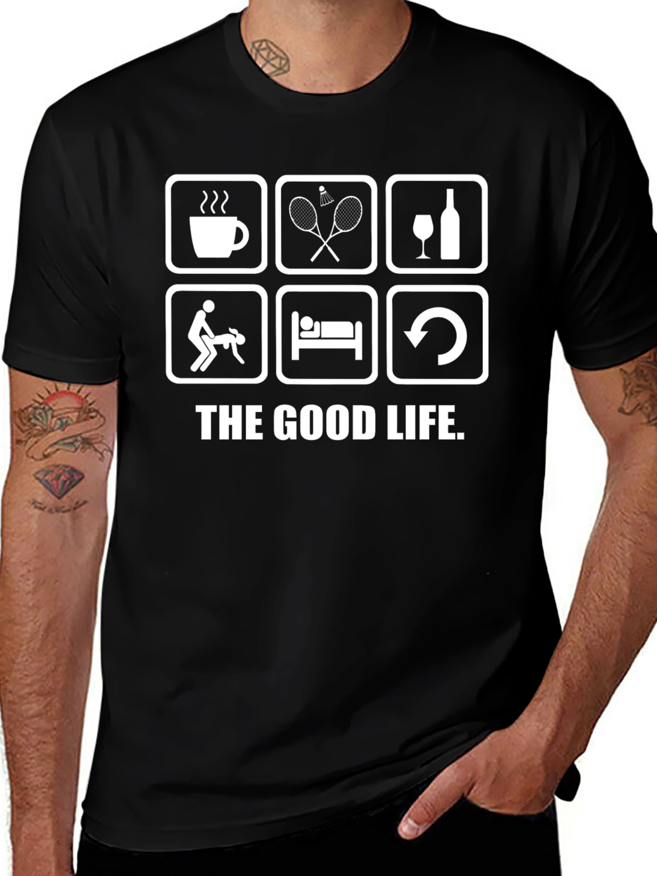 The Good Life T-Shirt - Relax Play and Repeat