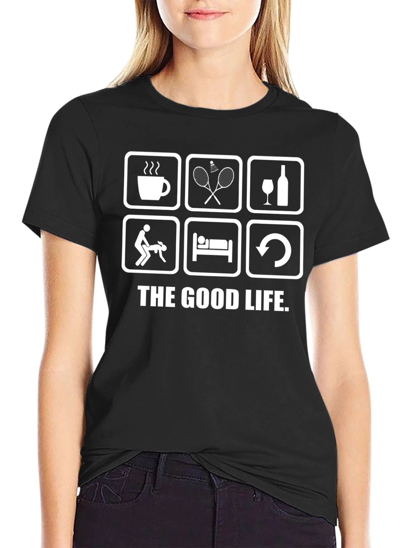 The Good Life T-Shirt - Relax Play and Repeat