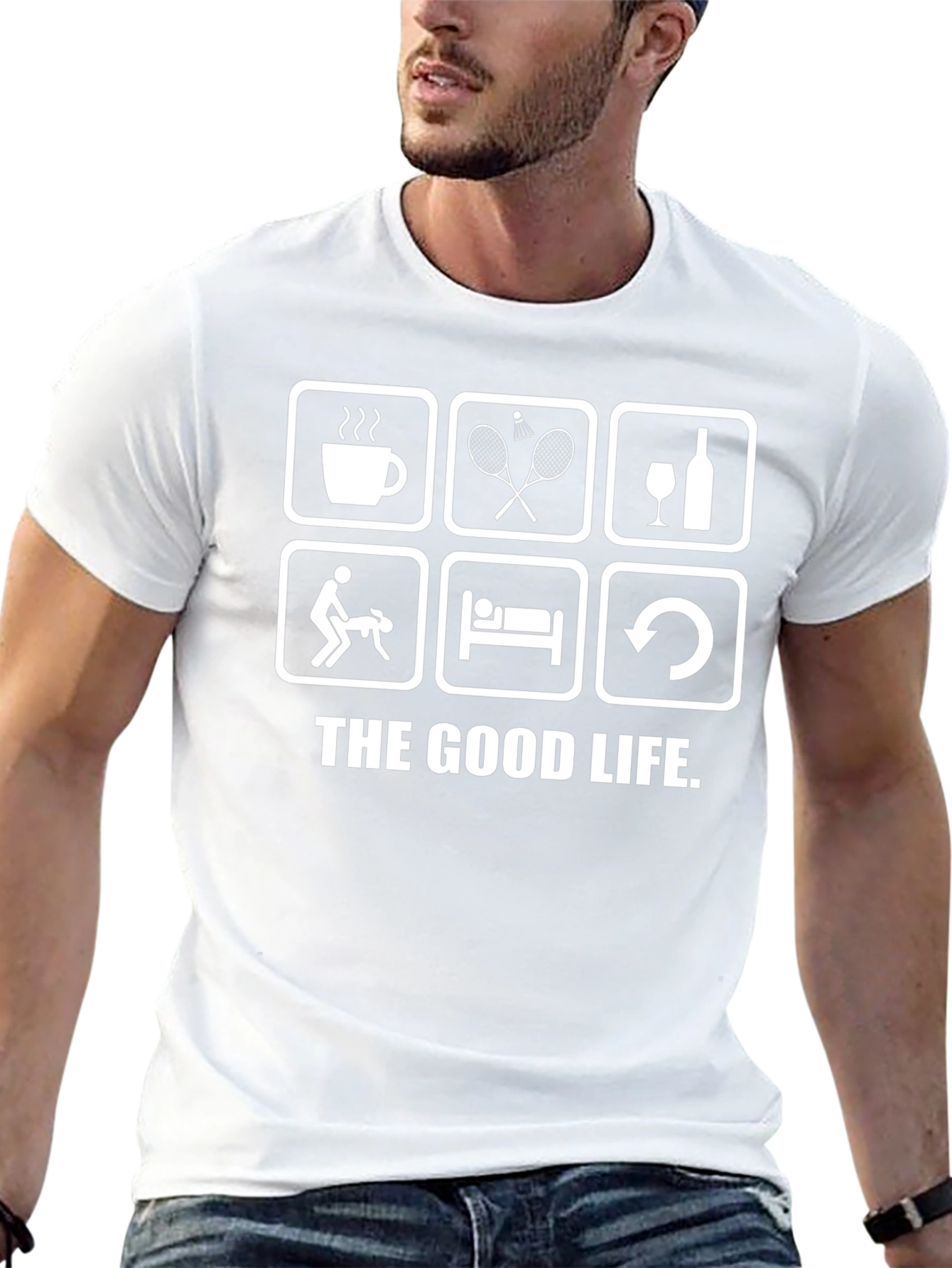 The Good Life T-Shirt - Relax Play and Repeat