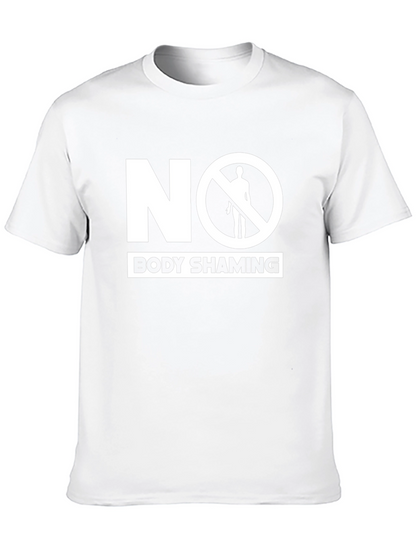 No Body Shaming T-Shirt - Empowering & Stylish