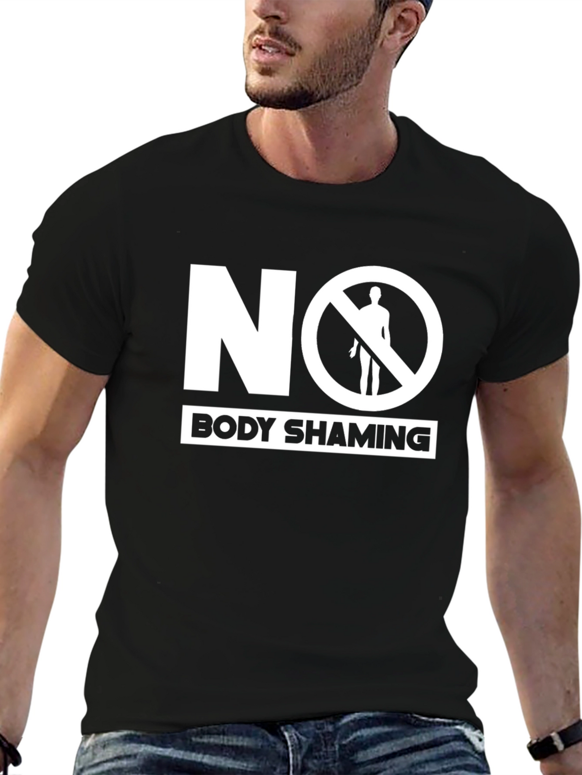 No Body Shaming T-Shirt - Empowering & Stylish