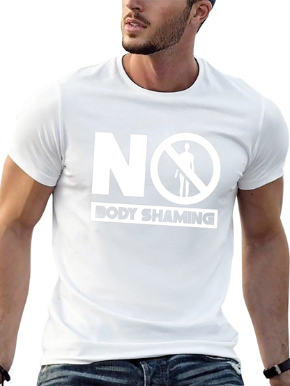 No Body Shaming T-Shirt - Empowering & Stylish