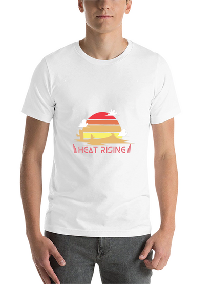 Heat Rising Graphic Tee - Desert Sunset Black T-Shirt