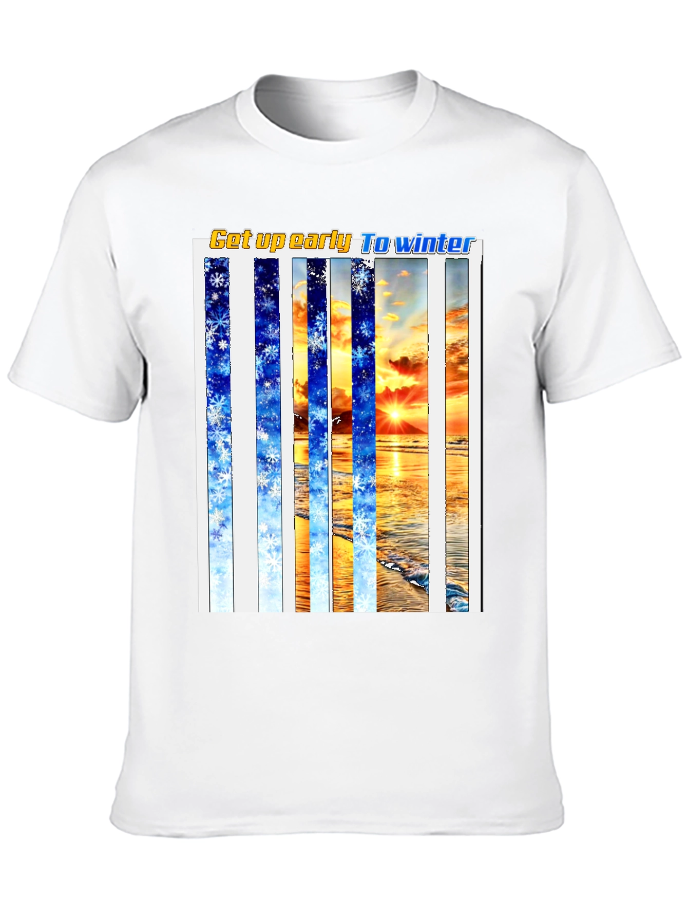 Winter Beach T-Shirt - Get Up Early