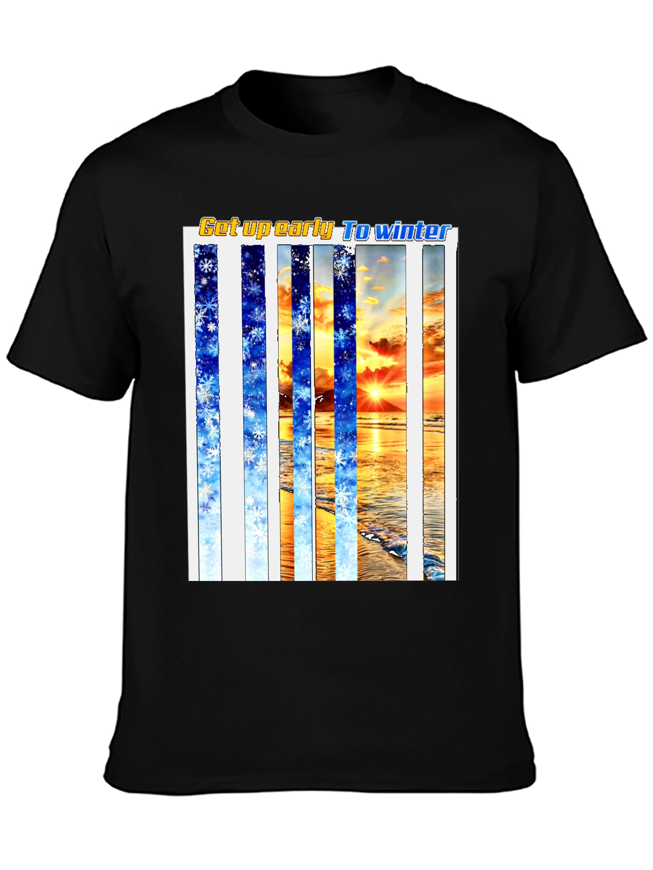 Winter Beach T-Shirt - Get Up Early