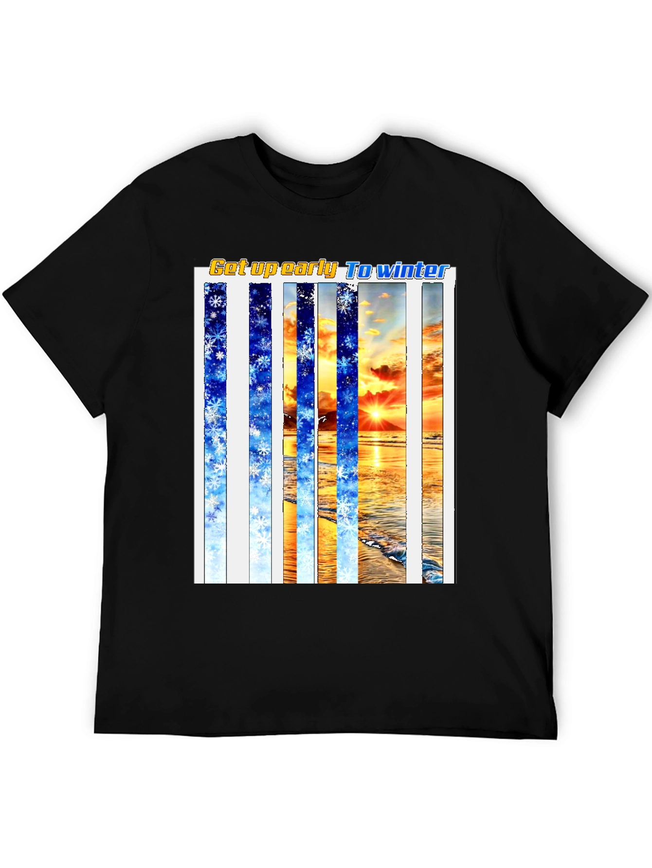 Winter Beach T-Shirt - Get Up Early